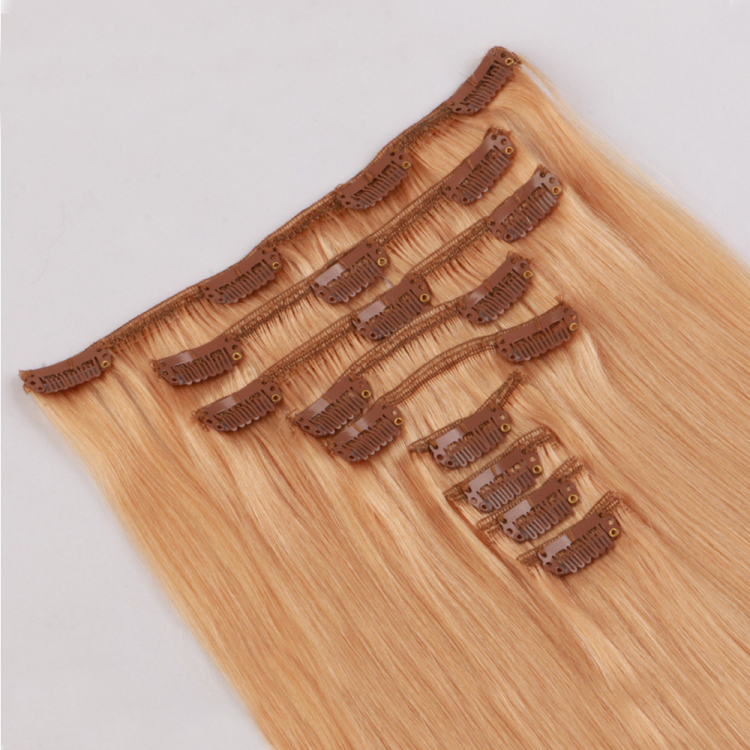 Clip in weft hair extensions SJ00104